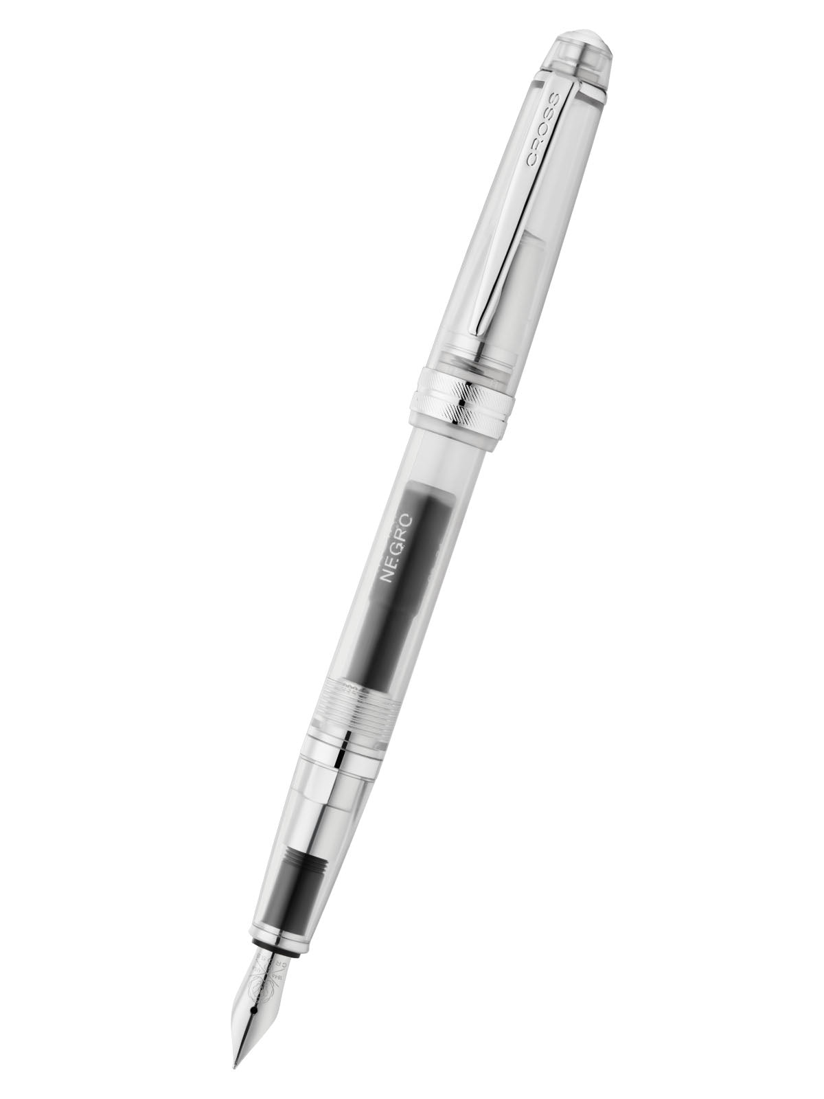 Bailey Light™ Translucent Clear Resin Extra-Fine Nib Fountain Pen.