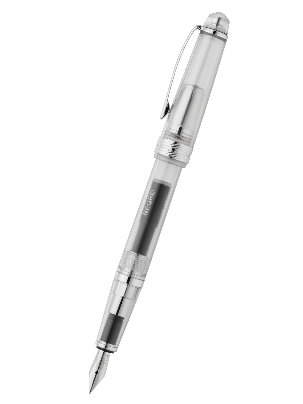 Bailey Light™ Translucent Clear Resin Extra-Fine Nib Fountain Pen.