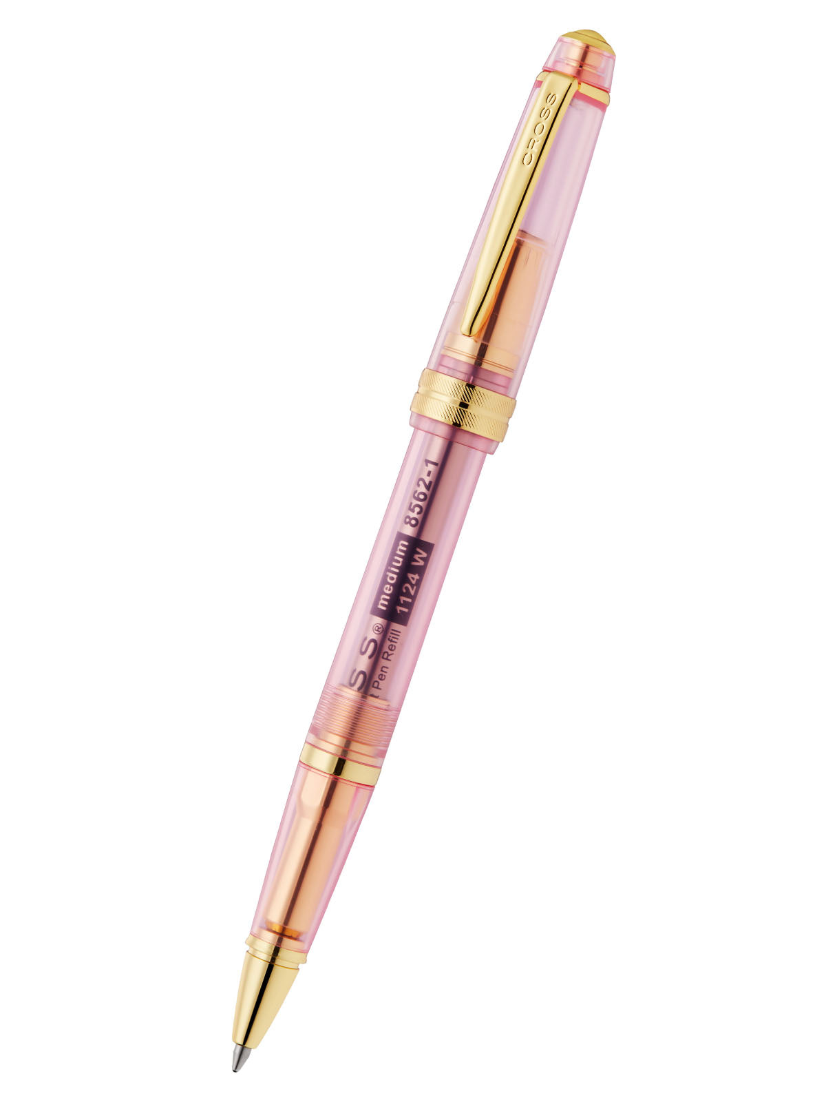 Bailey Light™ Translucent Pink Sapphire Resin Ballpoint Pen.