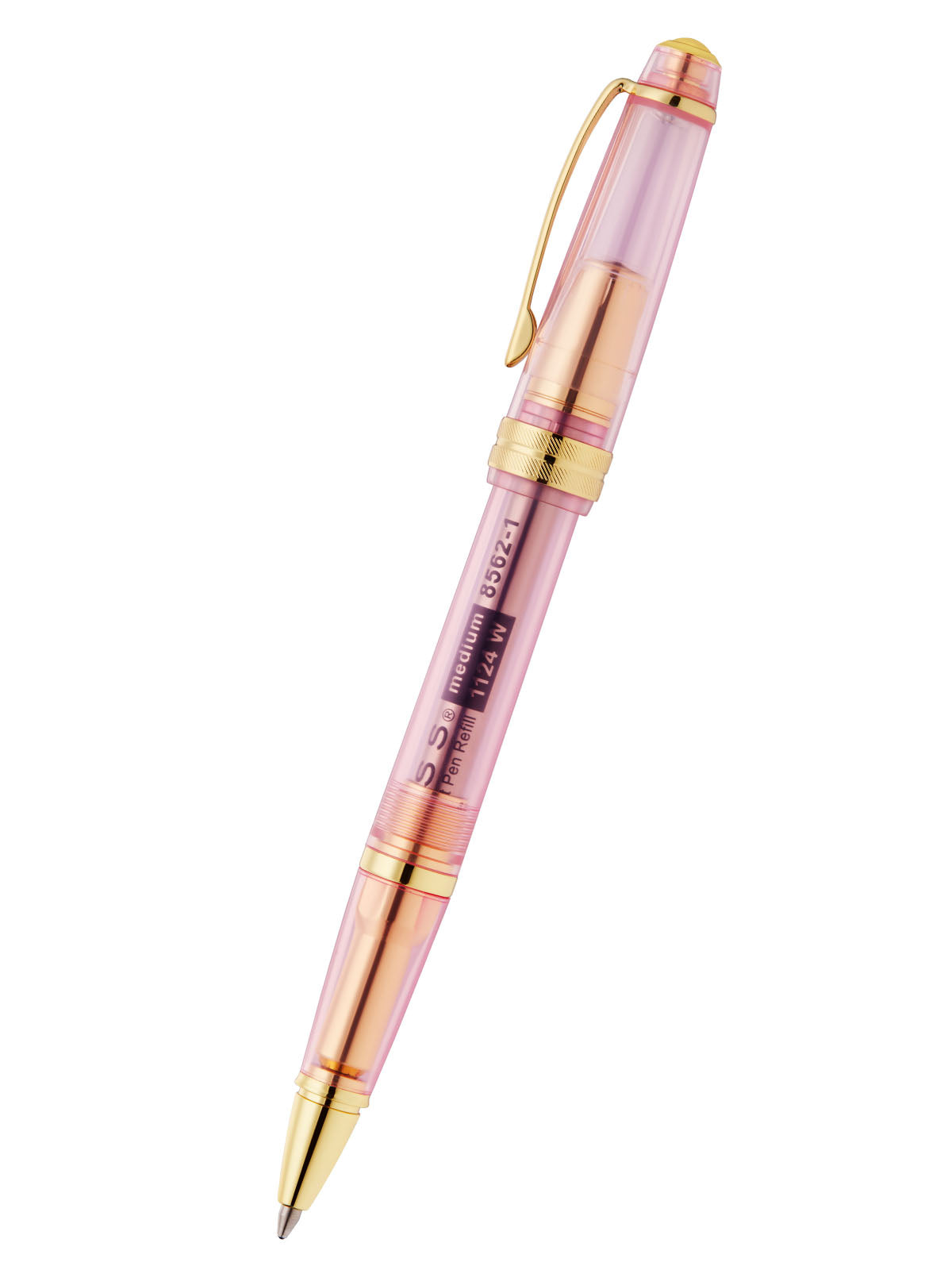Bailey Light™ Translucent Pink Sapphire Resin Ballpoint Pen.
