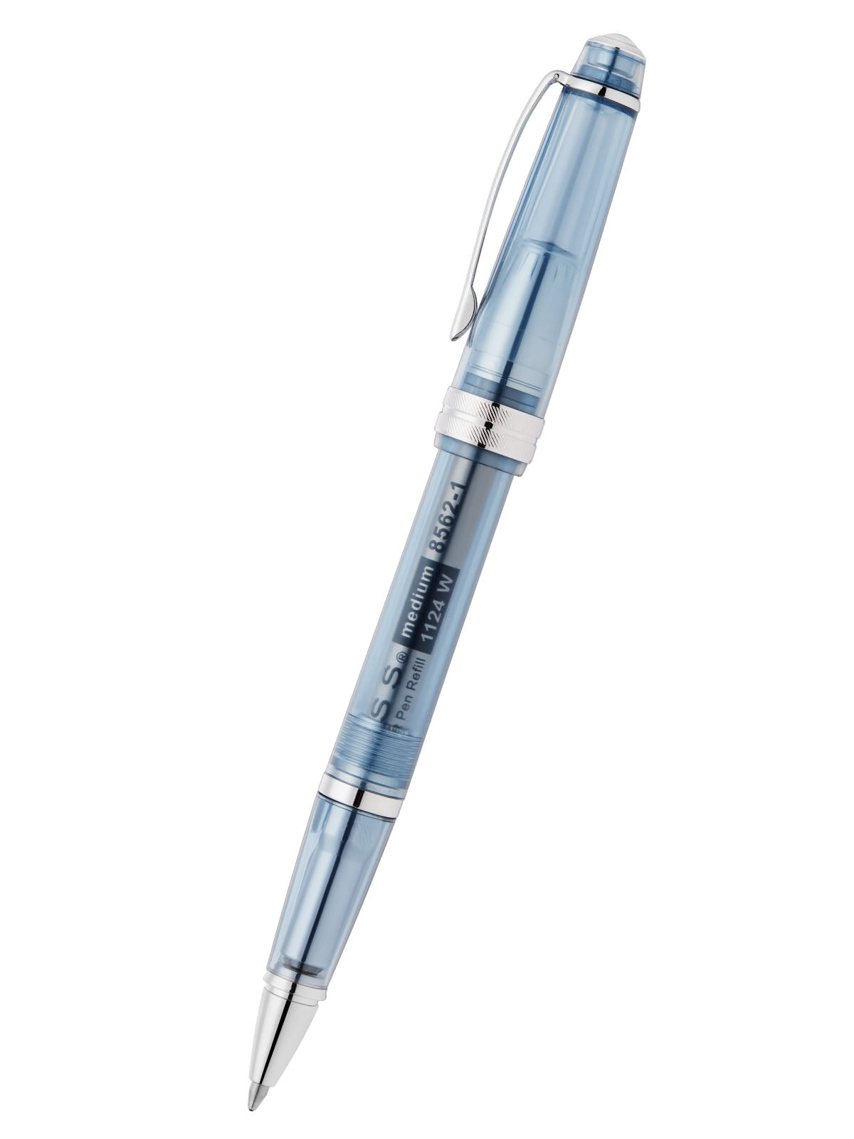 Bailey Light™ Translucent Navy-Blue Resin Ballpoint Pen.