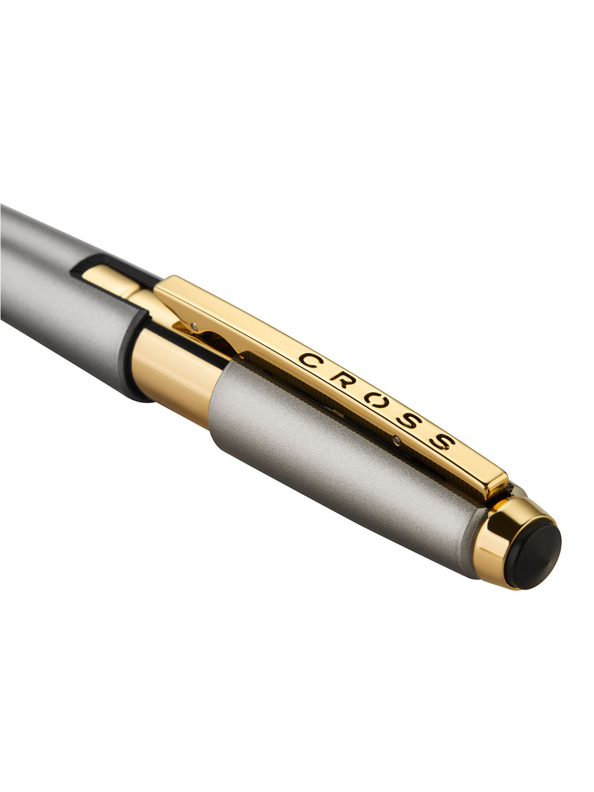Edge™ Sonic Titanium Lacquer with Gold PVD Appointments Selectip® Rollerball Pen.