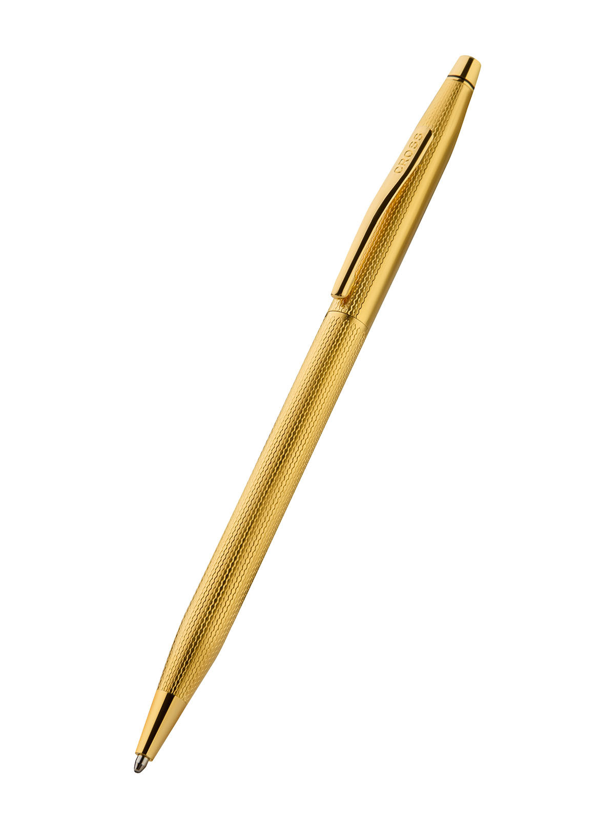 Classic Century® 23KT Gold Plated Engraved Diamond Pattern Ballpoint Pen.