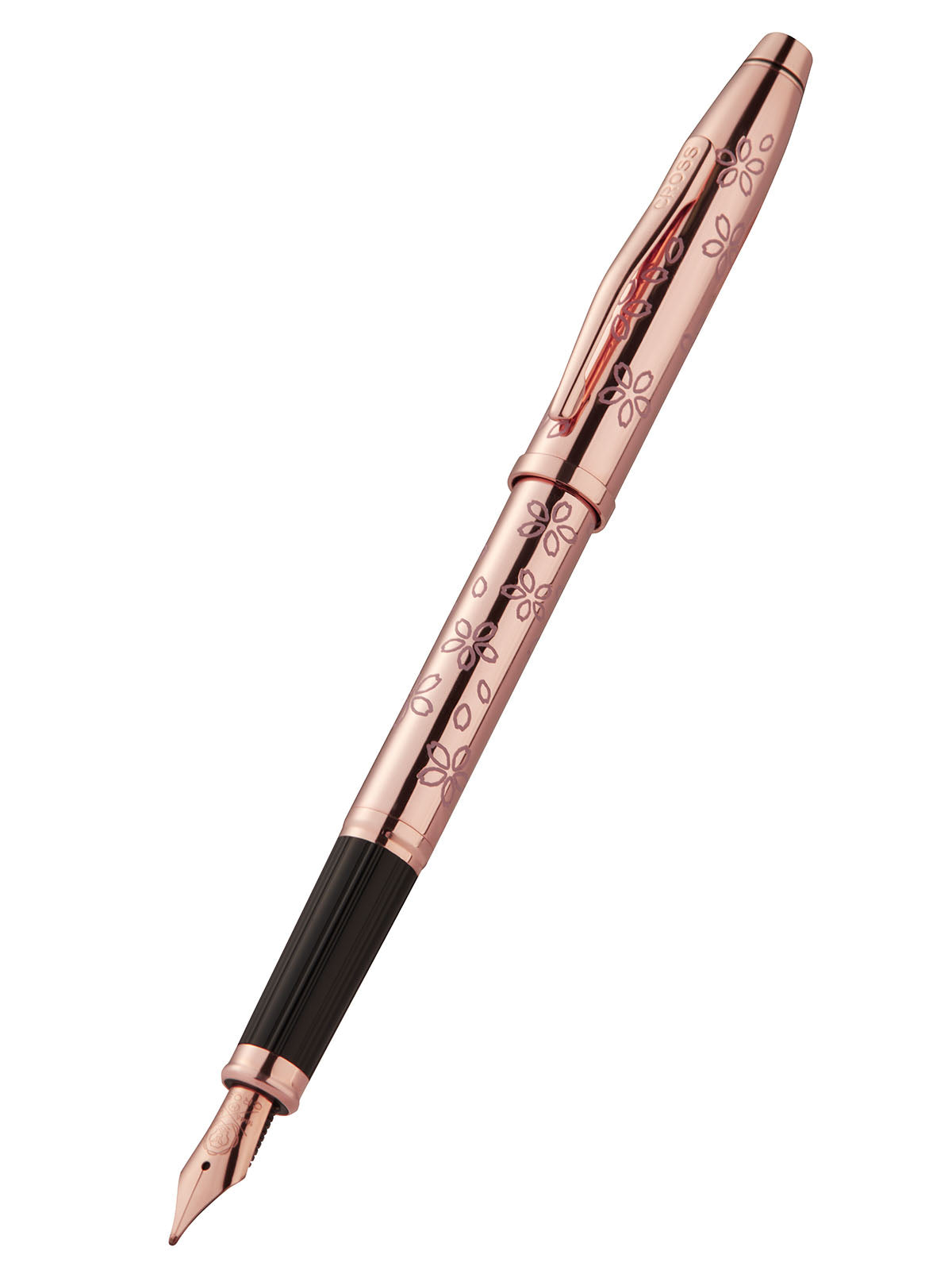 Century® II Cherry Blossom Rose Gold Plated Fine Nib Fountain Pen.