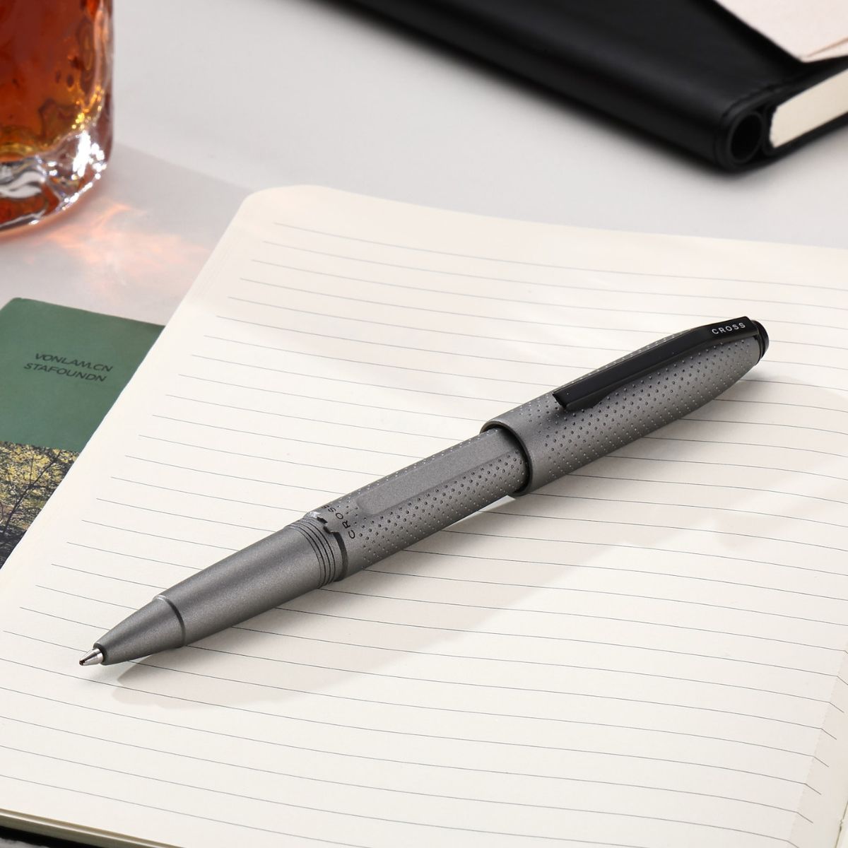 Prism Graphite Resin with Polished Black Appointments Rollerball Pen