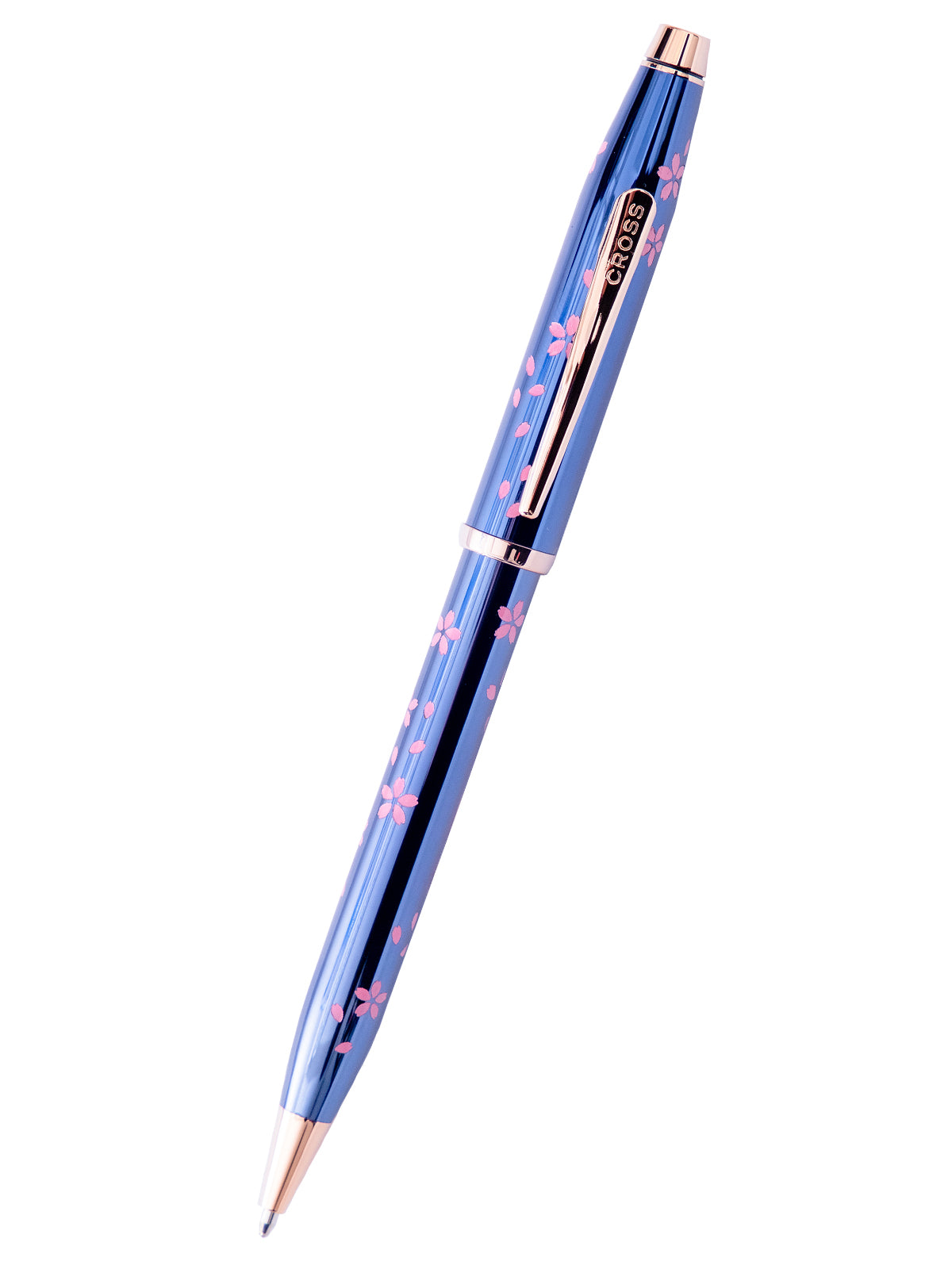 Century® II Cherry Blossom Translucent Blue Lacquer Ballpoint Pen.