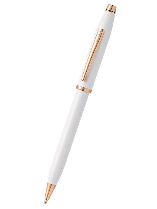 Century® II Pearlescent White Lacquer Ballpoint Pen.