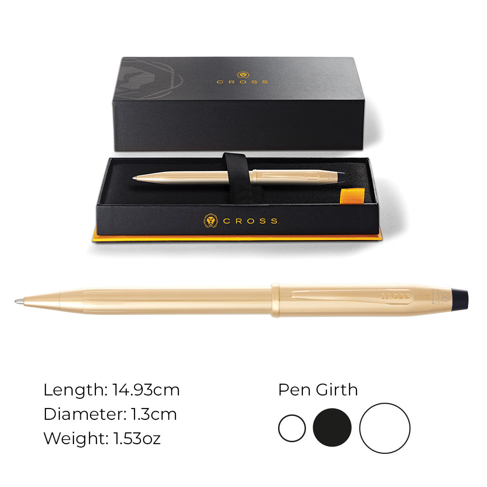Century® II 23KT Gold Ballpoint Pen.
