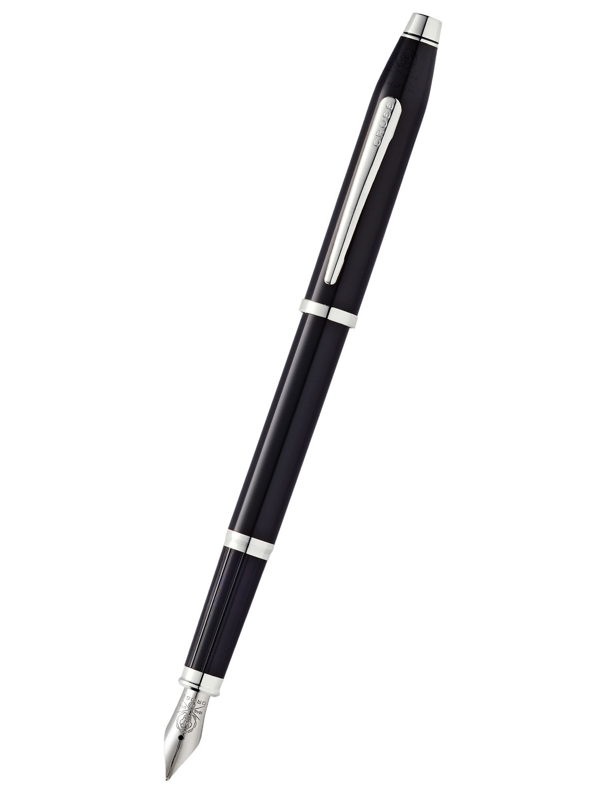 Century® II Black Lacquer Medium Nib Fountain Pen.