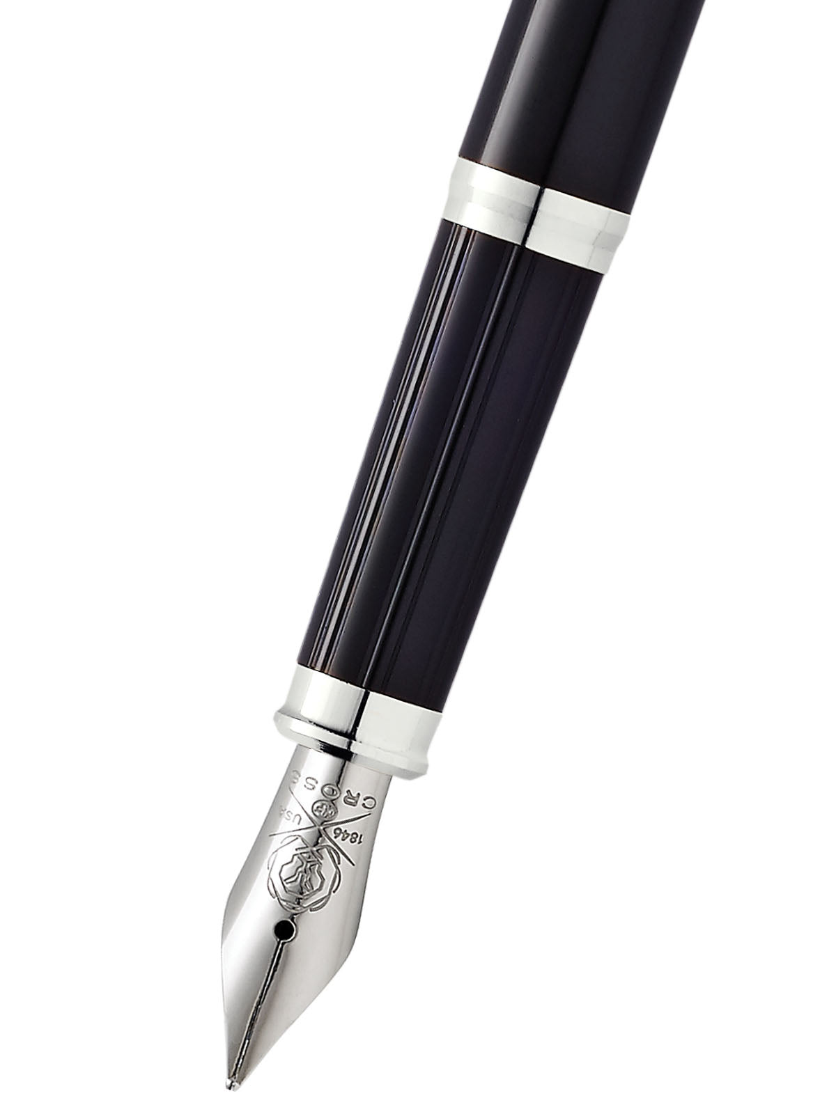 Century® II Black Lacquer Medium Nib Fountain Pen.