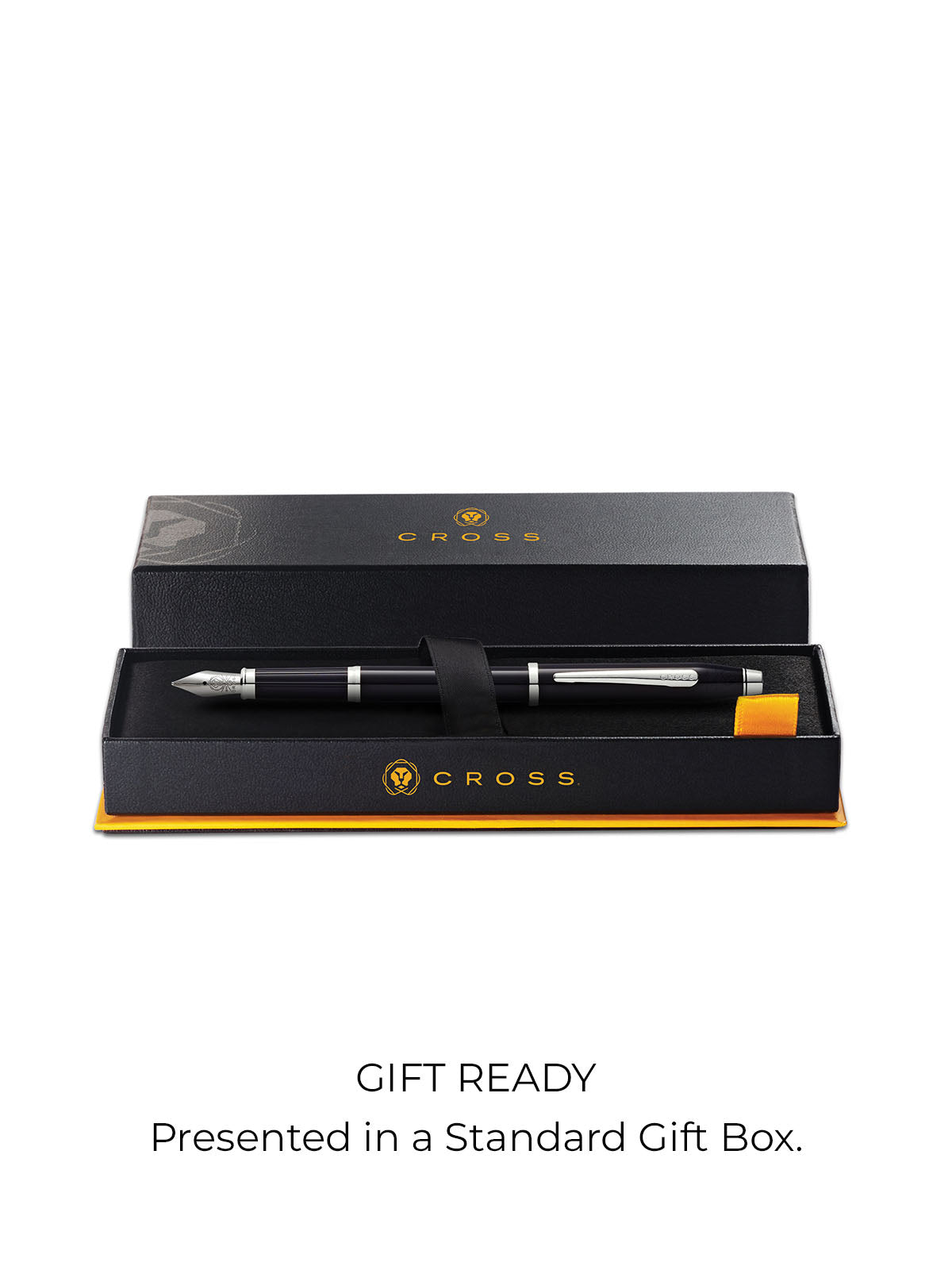 Century® II Black Lacquer Medium Nib Fountain Pen.