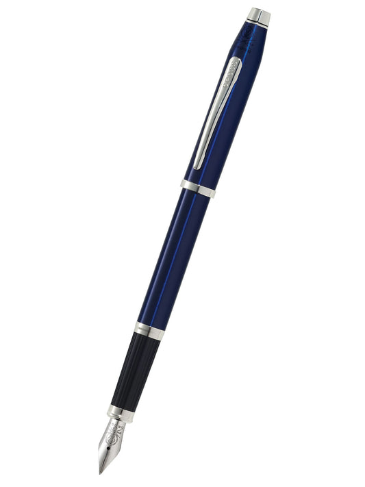 Century® II Translucent Blue Lacquer Medium Nib Fountain Pen.