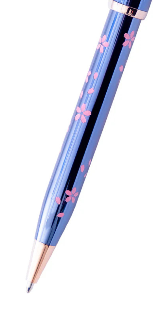 Century® II Cherry Blossom Translucent Blue Lacquer Ballpoint Pen.