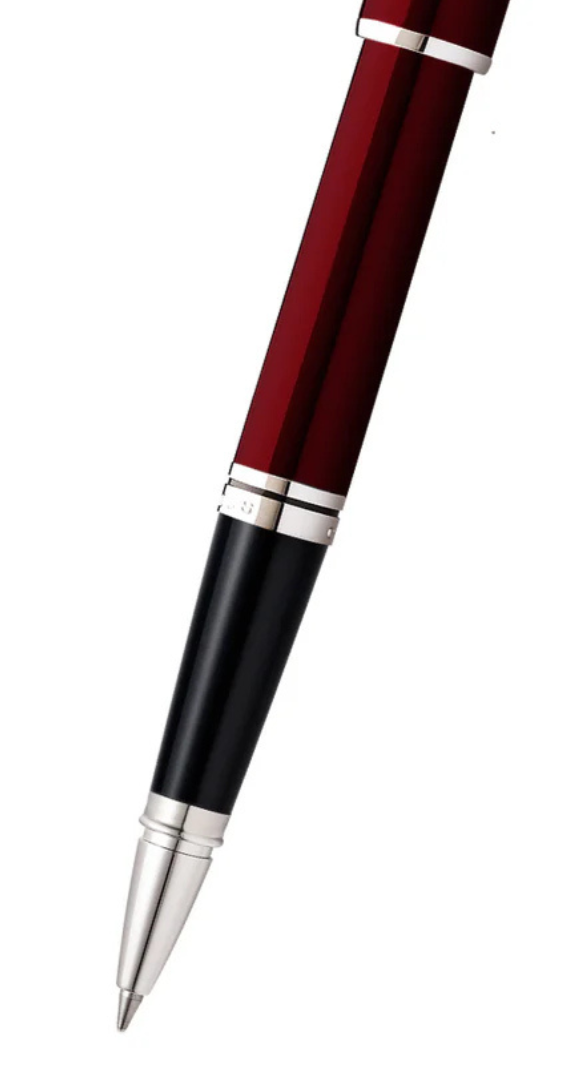 Coventry Red Lacquer Rollerball Pen.