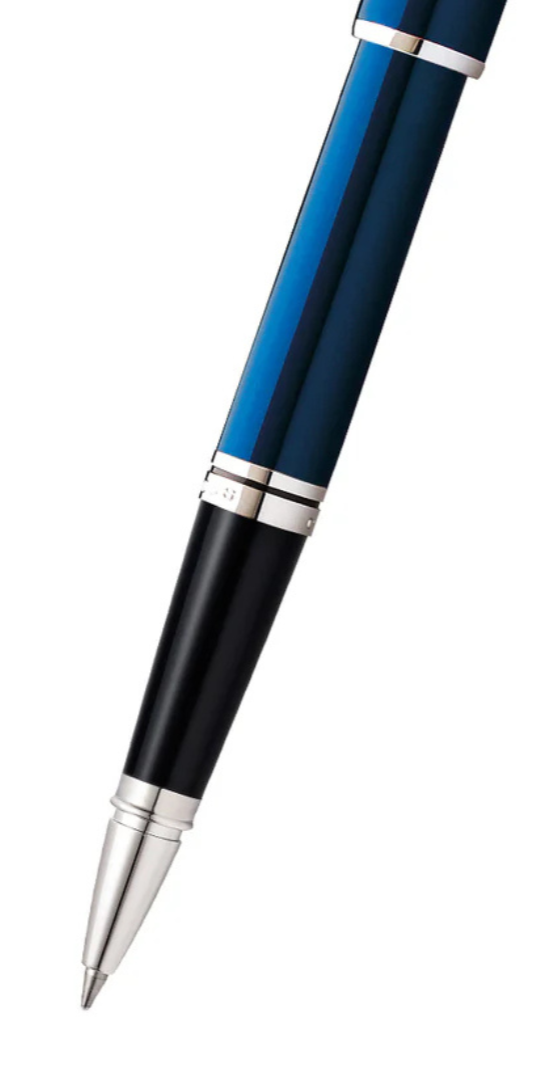 Coventry Blue Lacquer Rollerball Pen.