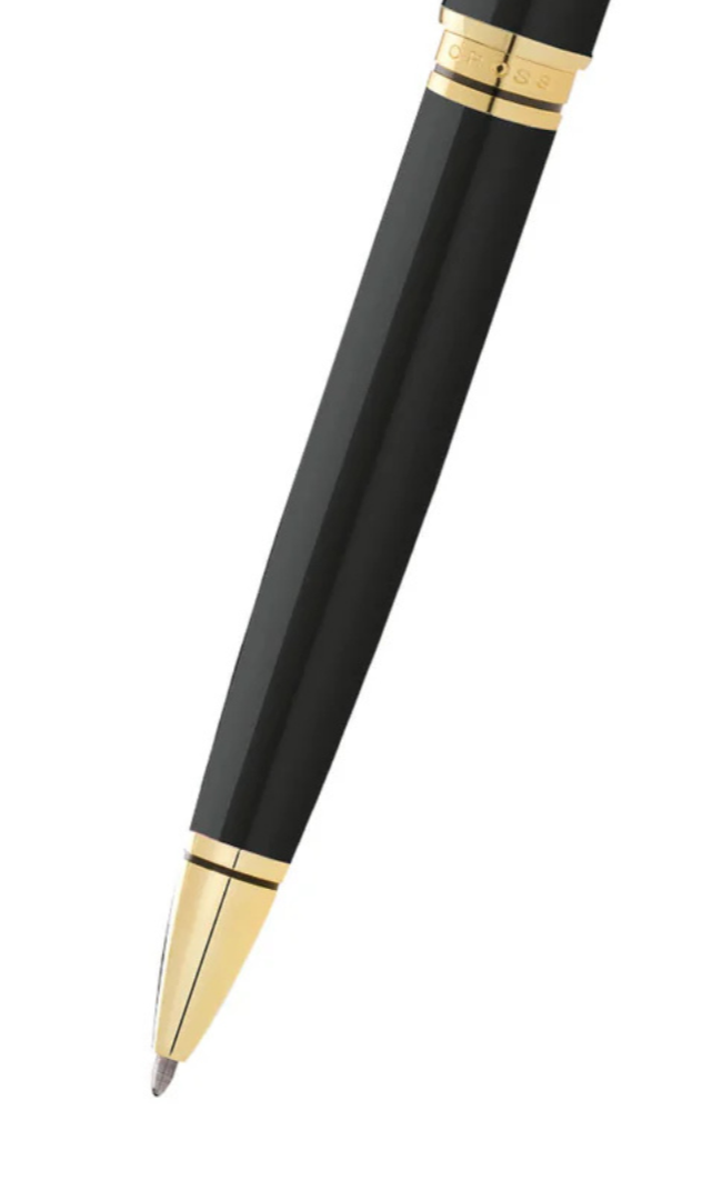 Coventry Black Lacquer with Gold-Tone Ballpoint Pen.