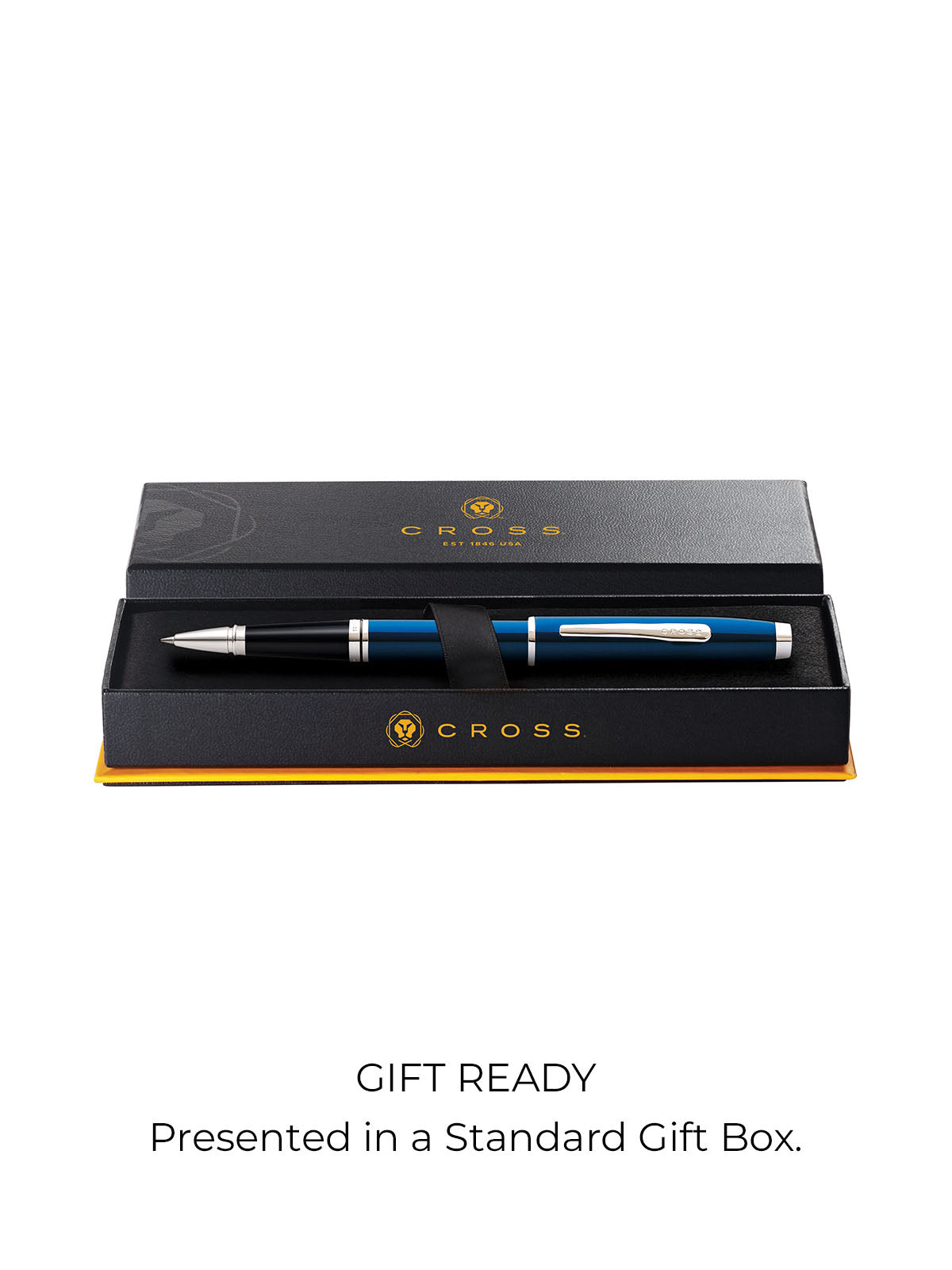 Coventry Blue Lacquer Rollerball Pen.