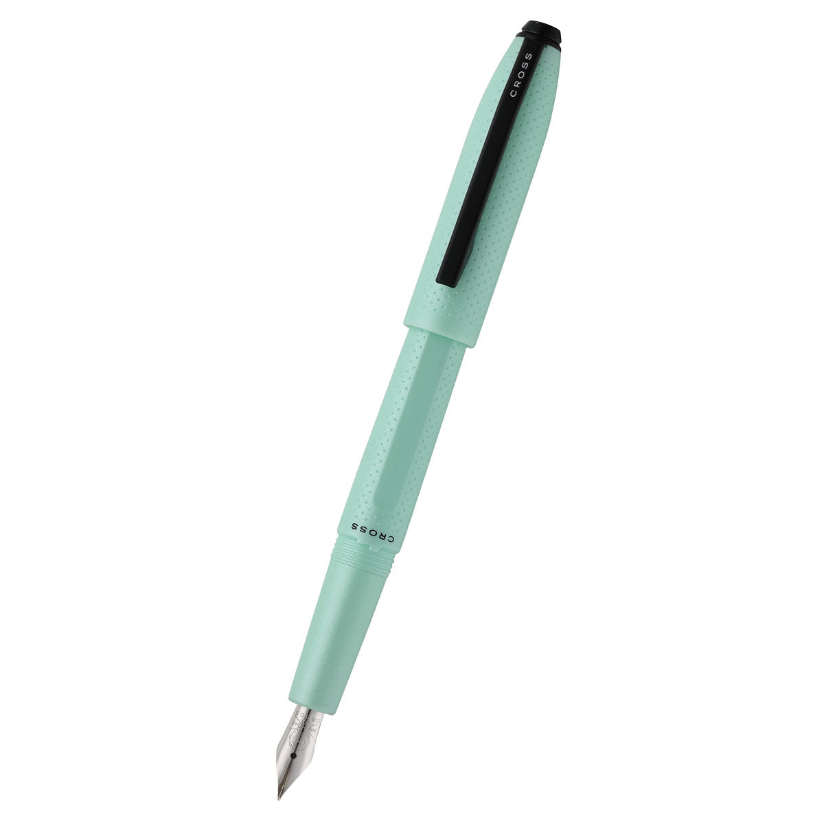 Prism Seafoam Resin with Polished Chrome Stainless Steel Fine Nib Fountain Pen