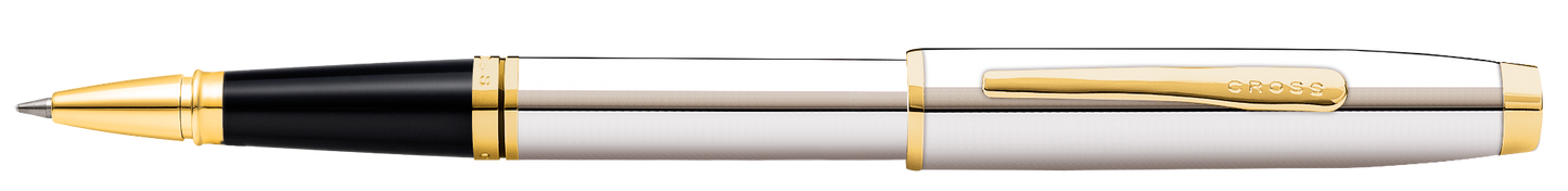 Coventry Polished Chrome with Gold-Tone Rollerball Pen.