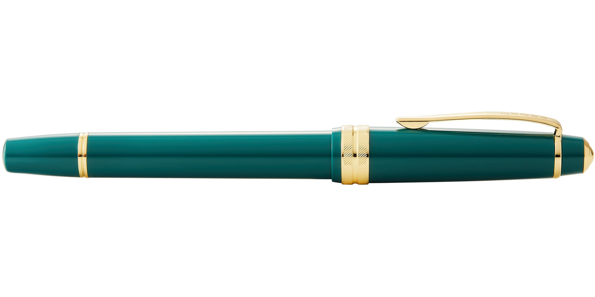 Bailey Light™ Polished Green Resin and Gold Tone Rollerball Pen.