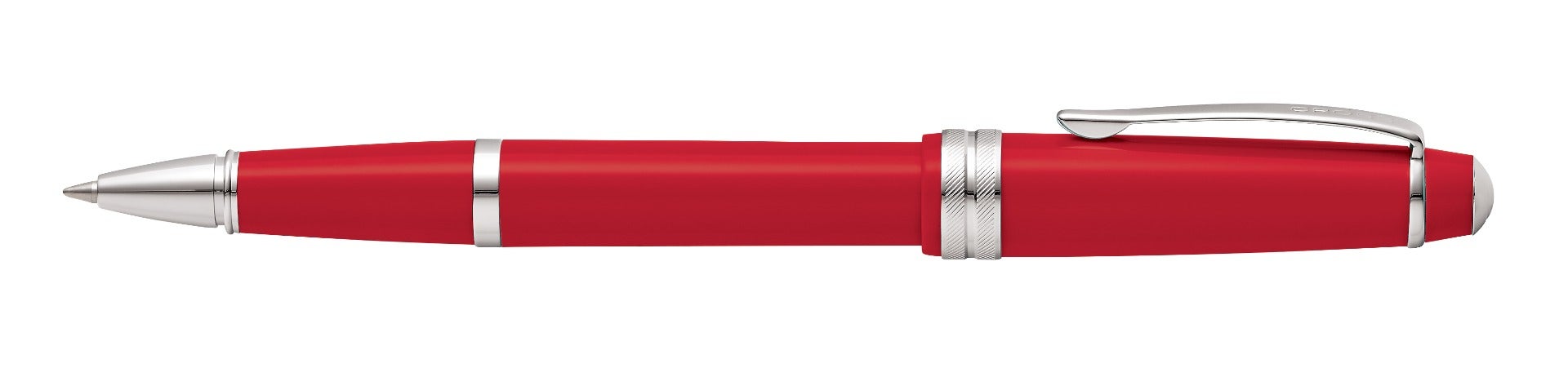 Bailey Light™ Polished Red Resin Rollerball Pen.