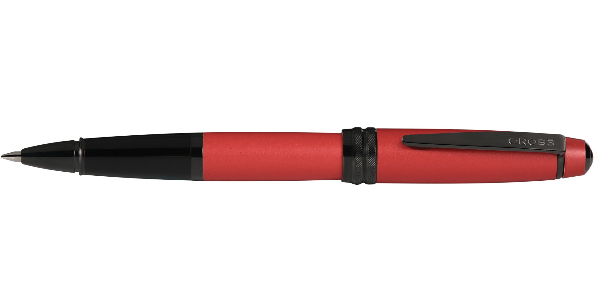 Bailey™ Matte Red Lacquer Rollerball Pen.