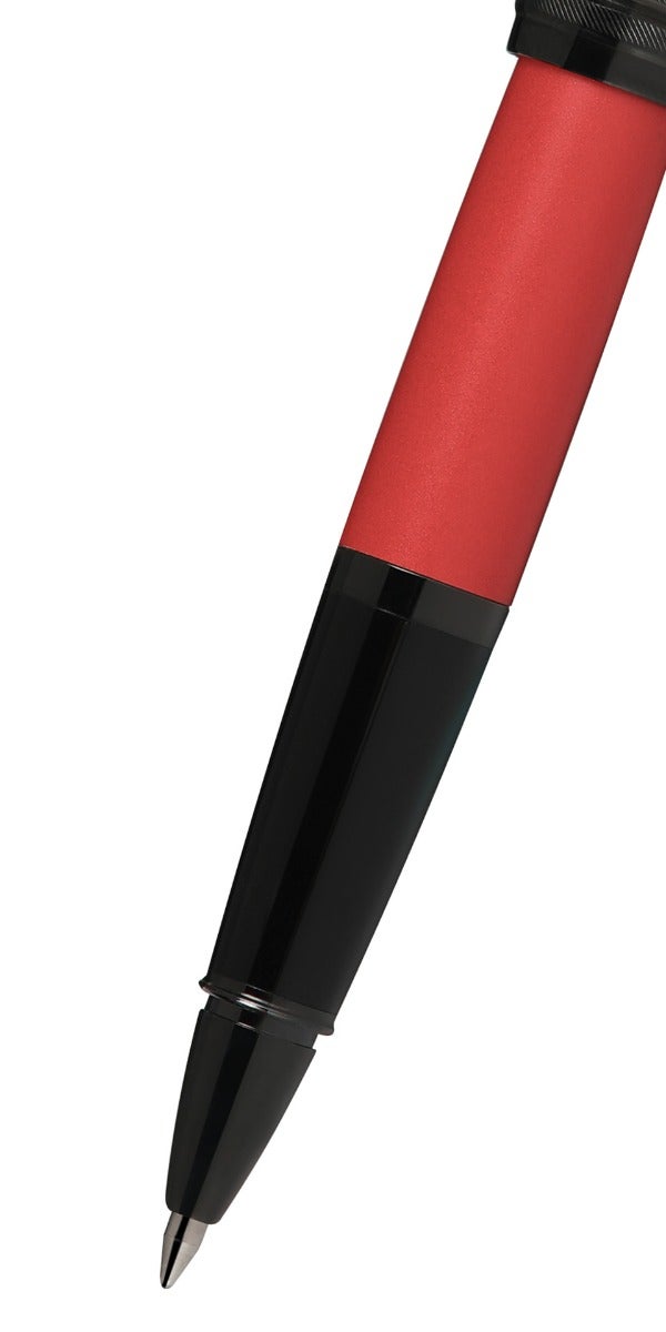 Bailey™ Matte Red Lacquer Rollerball Pen.