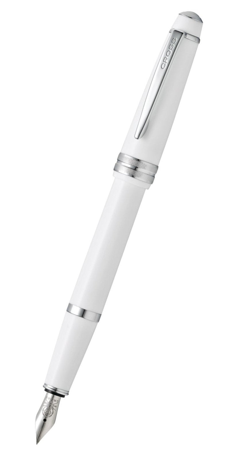 Cross Bailey Light Polished White Resin Fountain Pen