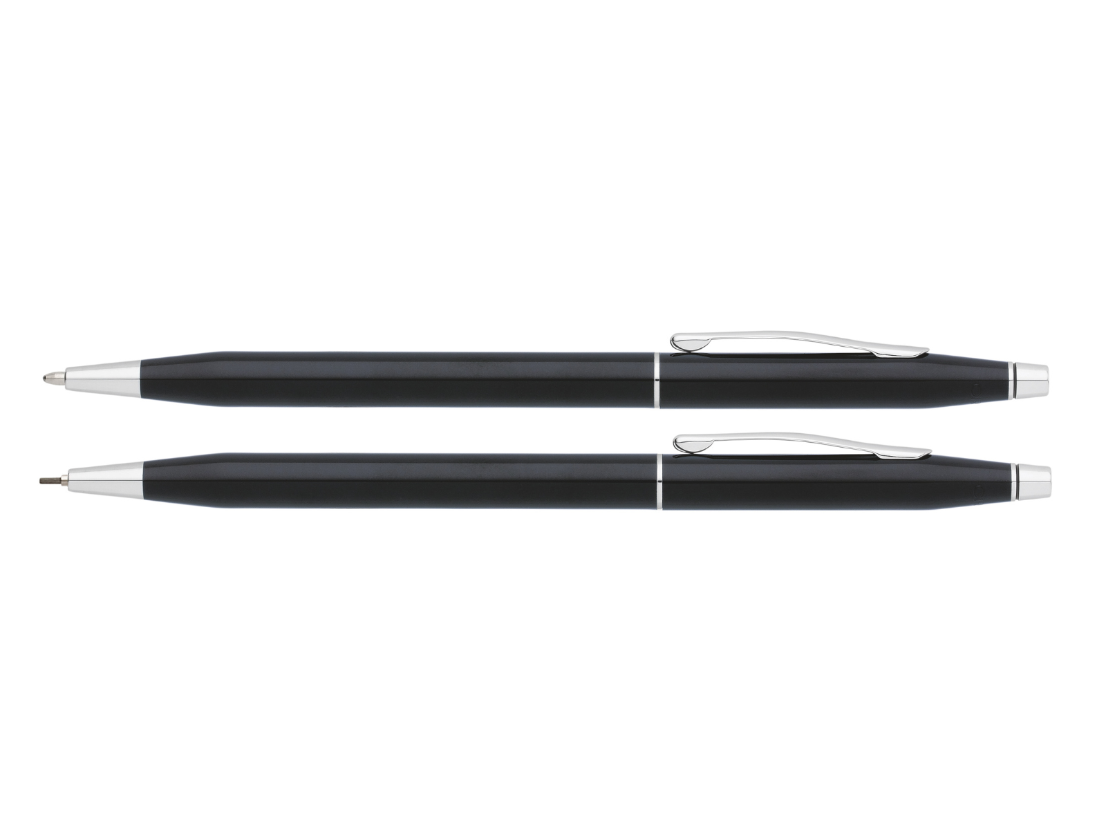 Classic Century® Black Lacquer Pen and Pencil Set.