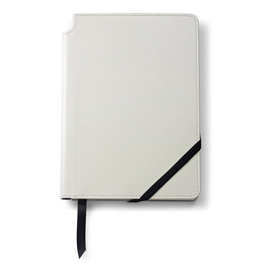 Medium Classic White Journal.