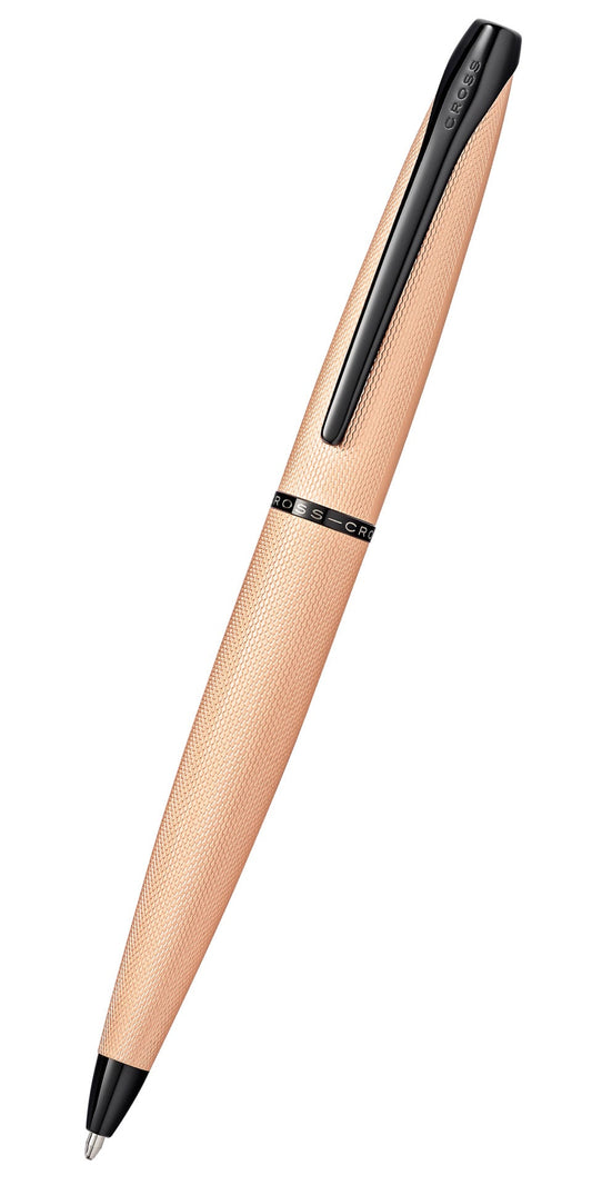 ATX® Brushed Rose Gold Ballpoint Pen.