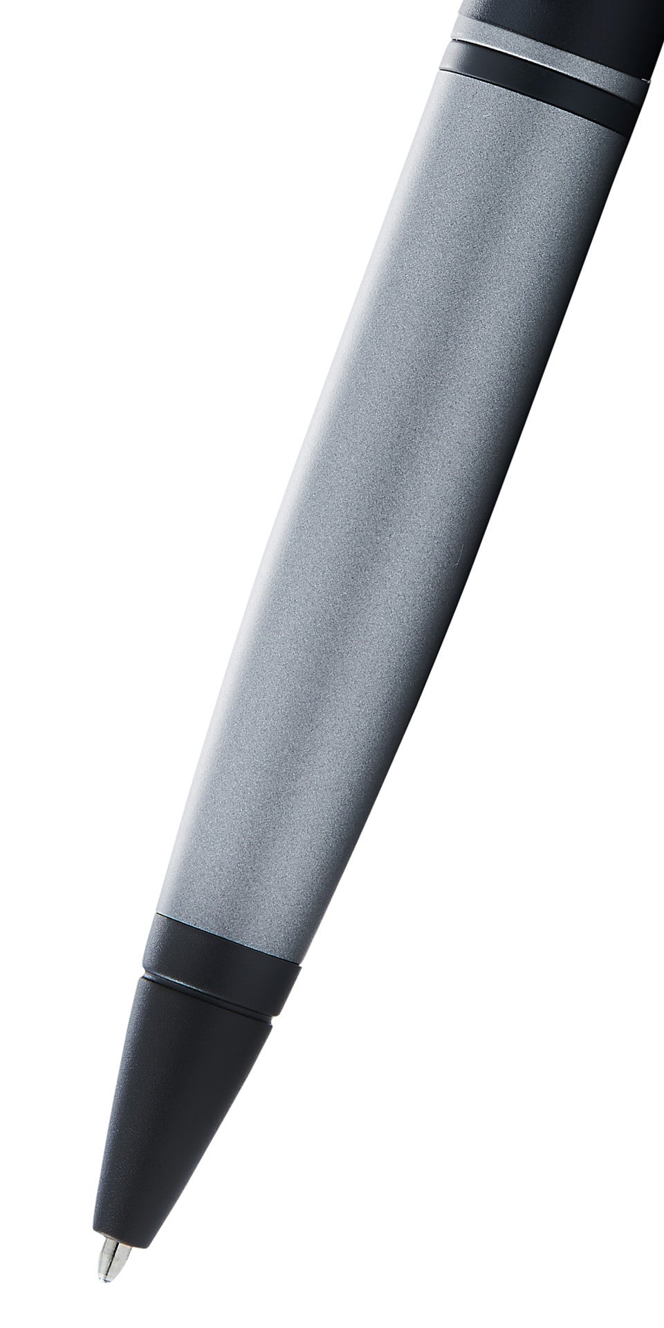 Calais™ Matte Gray and Black Lacquer Ballpoint Pen.