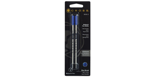 Ballpoint Pen Refill - Blue - Broad - Dual Pack.