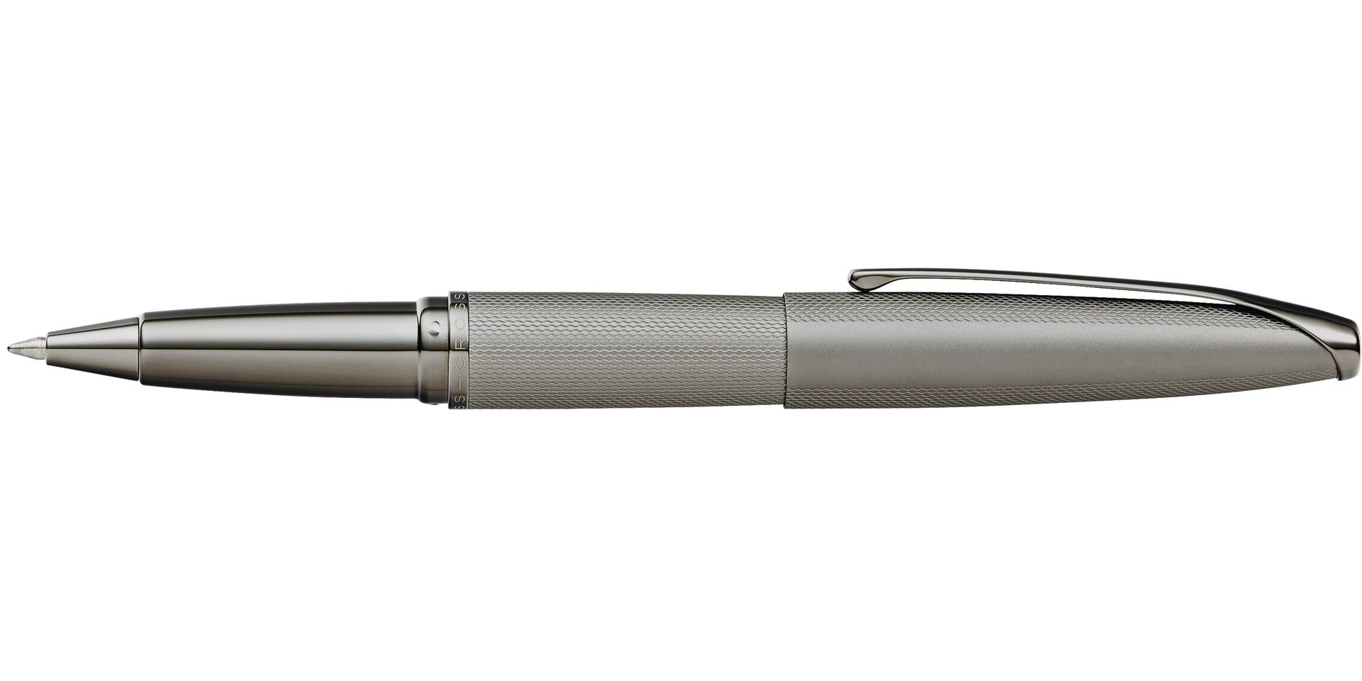 ATX® Sandblasted Titanium Gray Rollerball Pen.