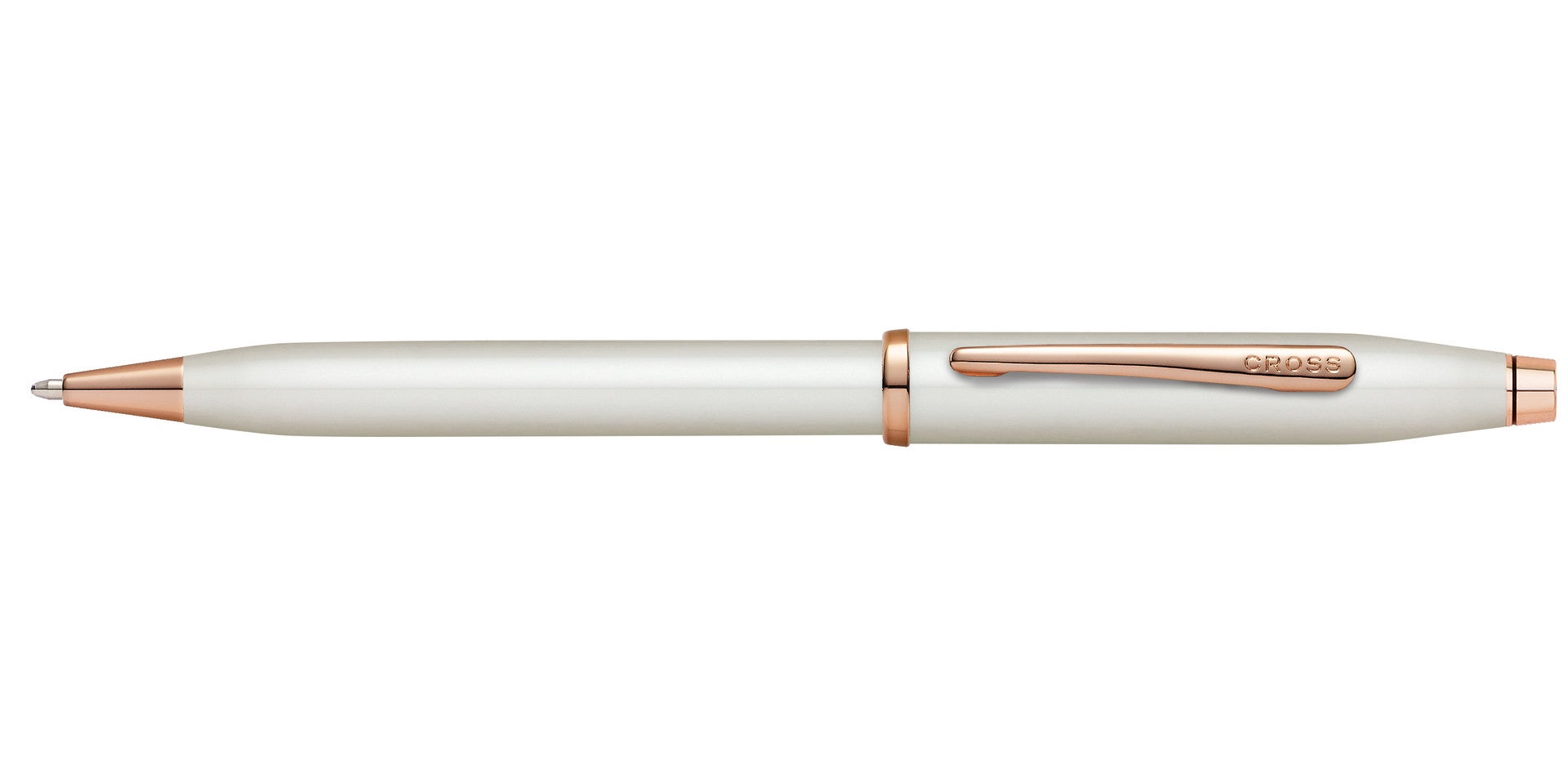 Century® II Pearlescent White Lacquer Ballpoint Pen.