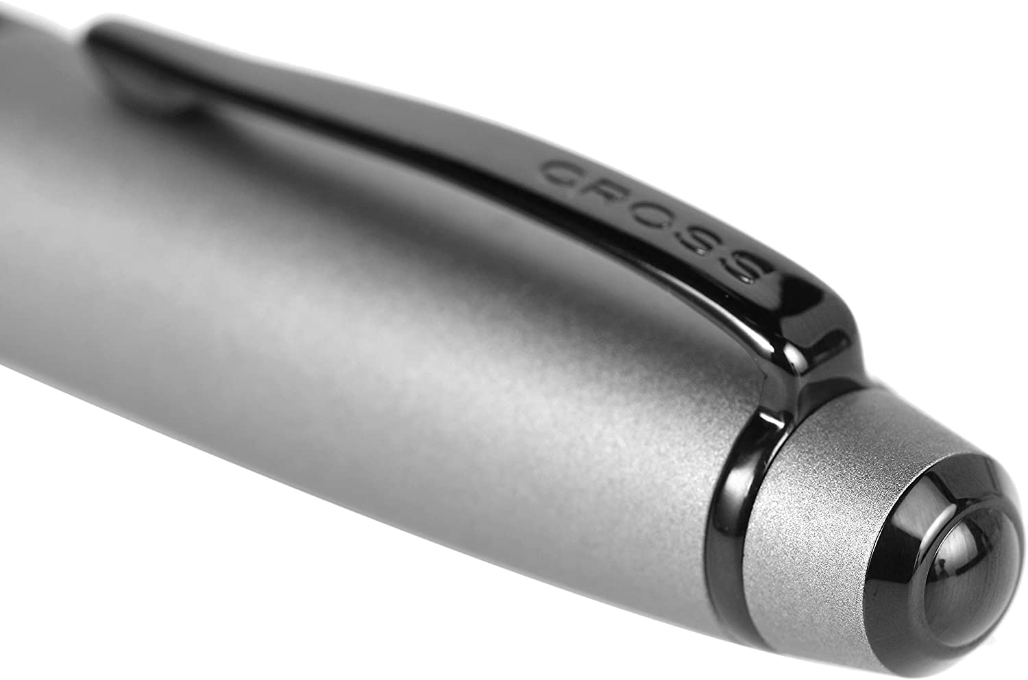 Bailey™ Matte Gray Lacquer Rollerball Pen.