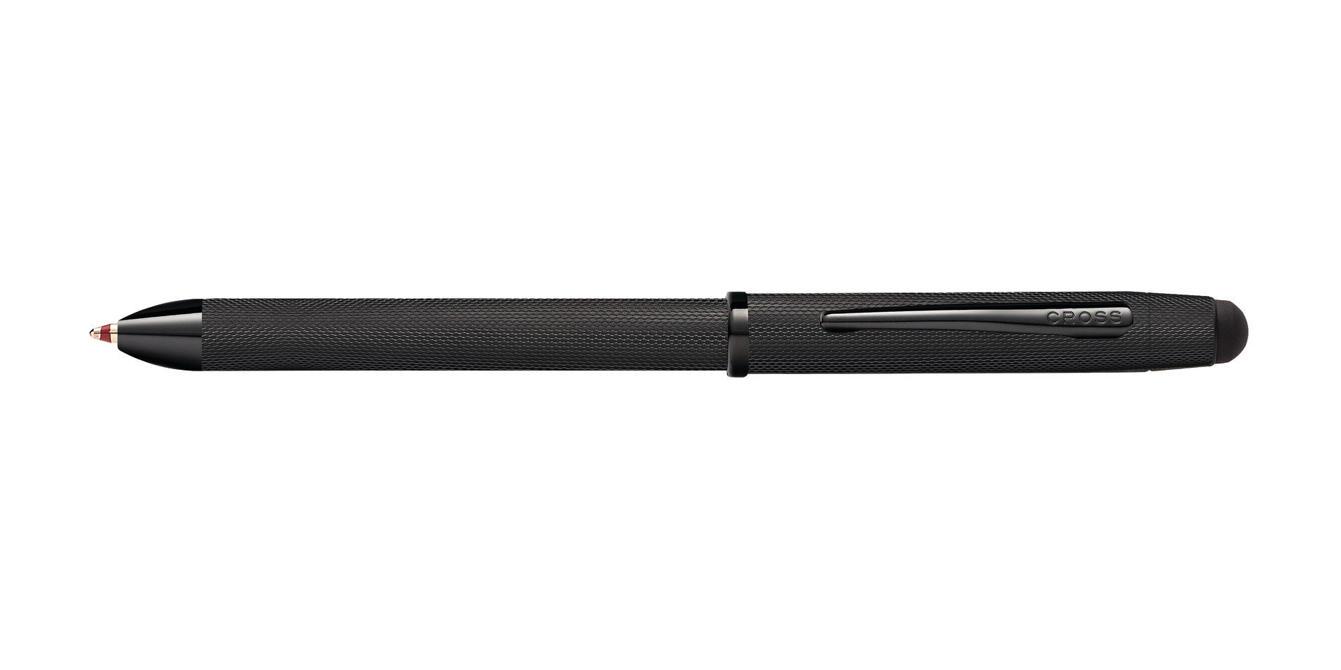 Tech3+™ Brushed Black PVD Multifunction Pen.