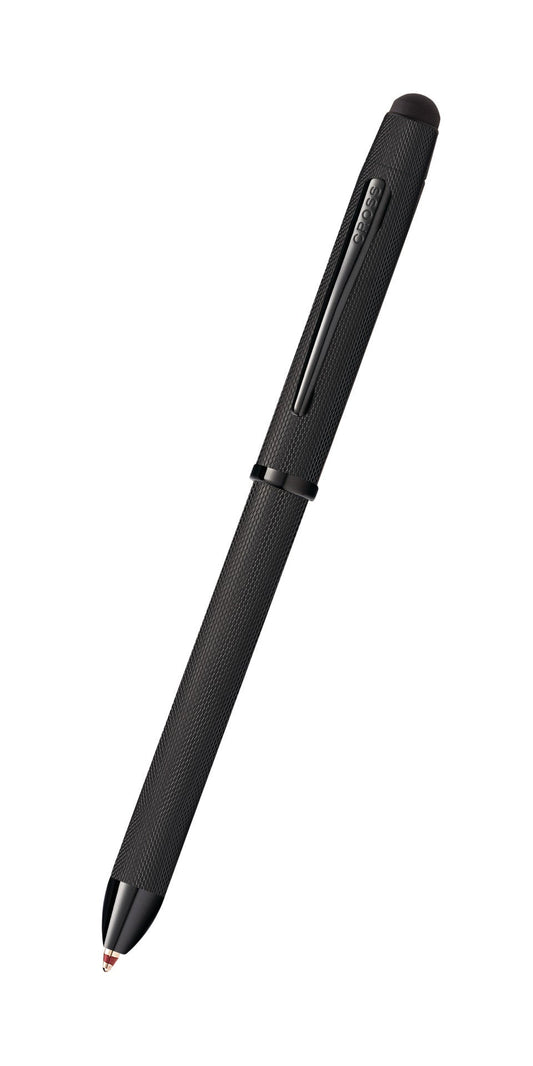Tech3+™ Brushed Black PVD Multifunction Pen.