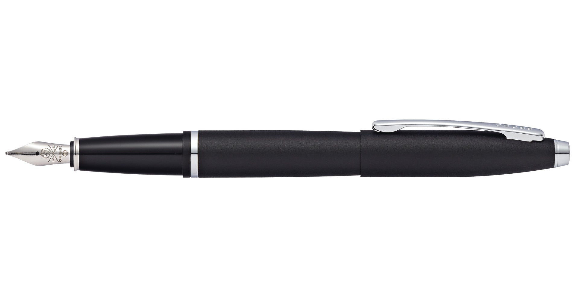 Calais™ Matte Black Medium Nib Fountain Pen.