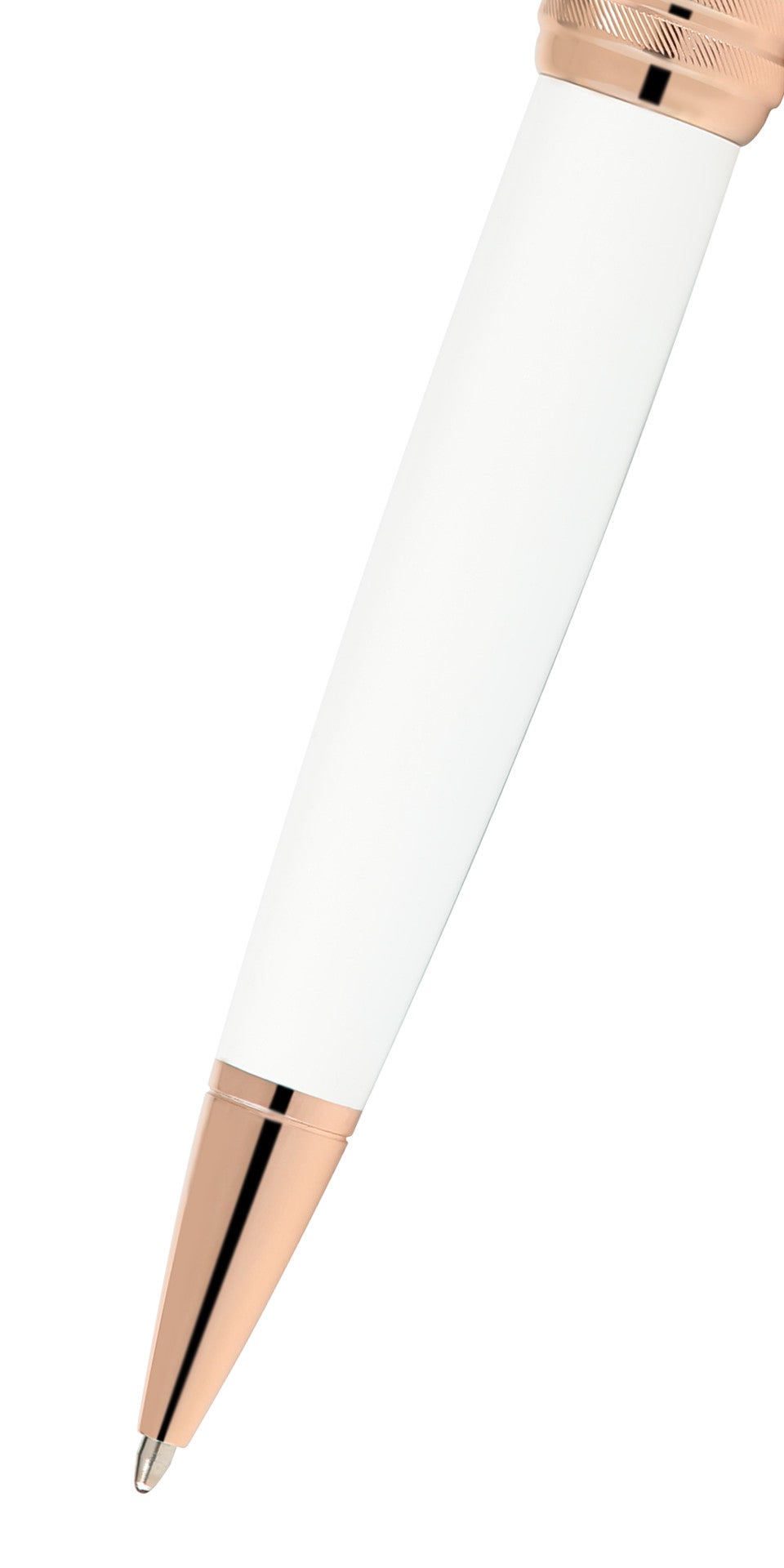 Bailey™ Pearlescent White Lacquer Ballpoint Pen.