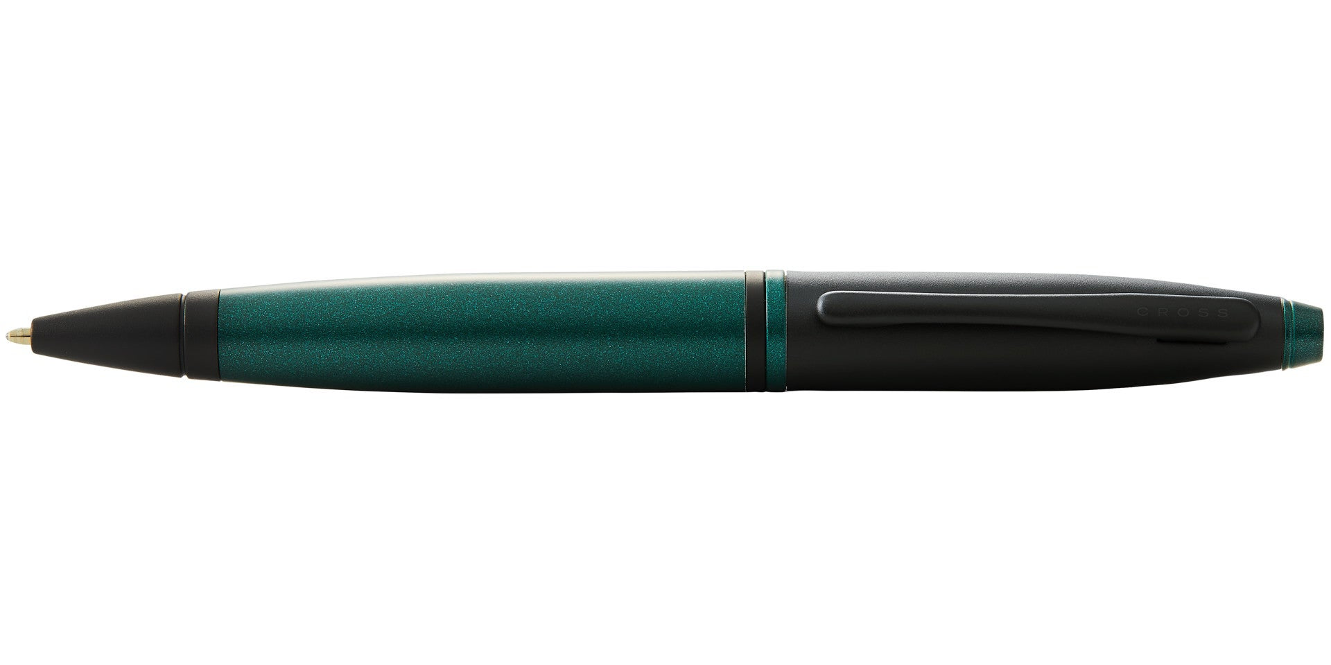 Calais™ Matte Green and Black Lacquer Ballpoint Pen.
