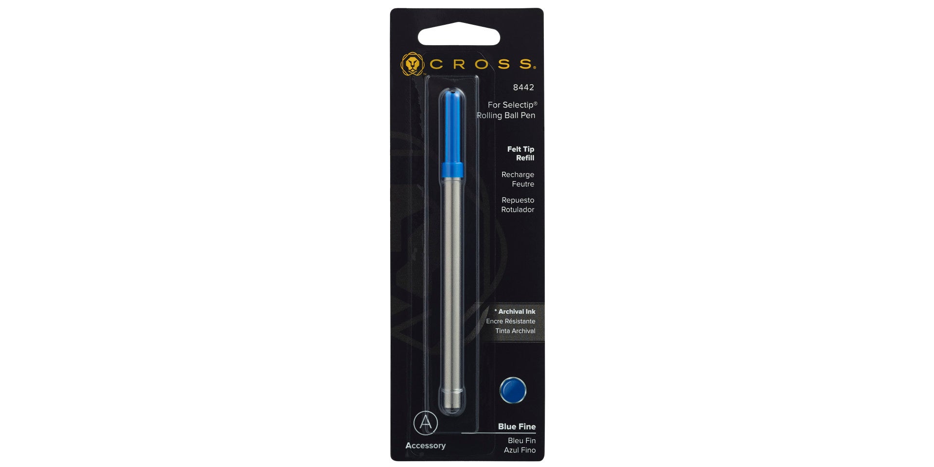 Selectip® Porous-Point Pen Refill - Blue - Fine - Single Pack.