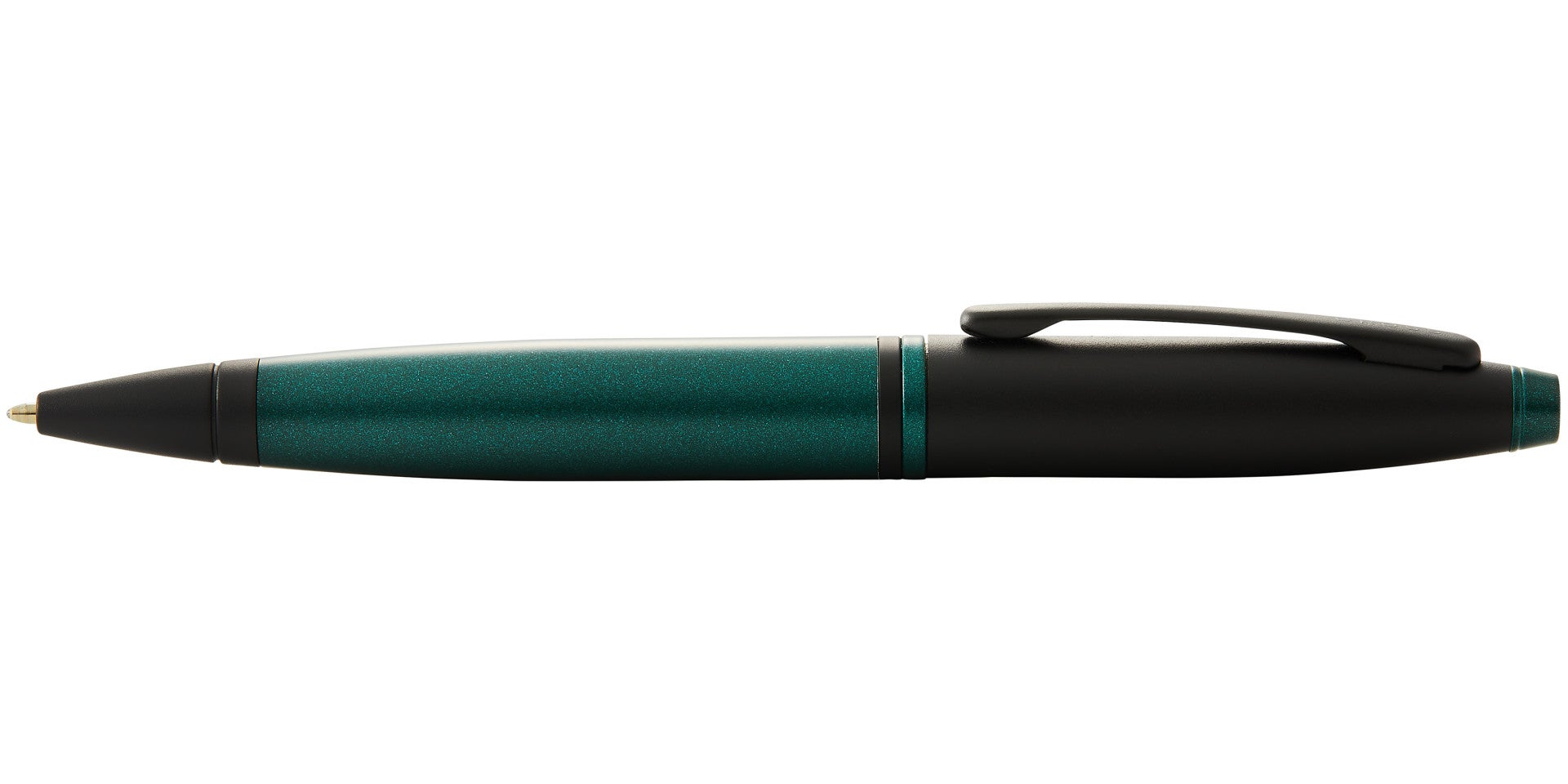 Calais™ Matte Green and Black Lacquer Ballpoint Pen.