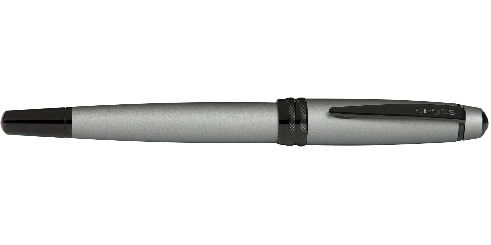 Bailey™ Matte Gray Lacquer Rollerball Pen.