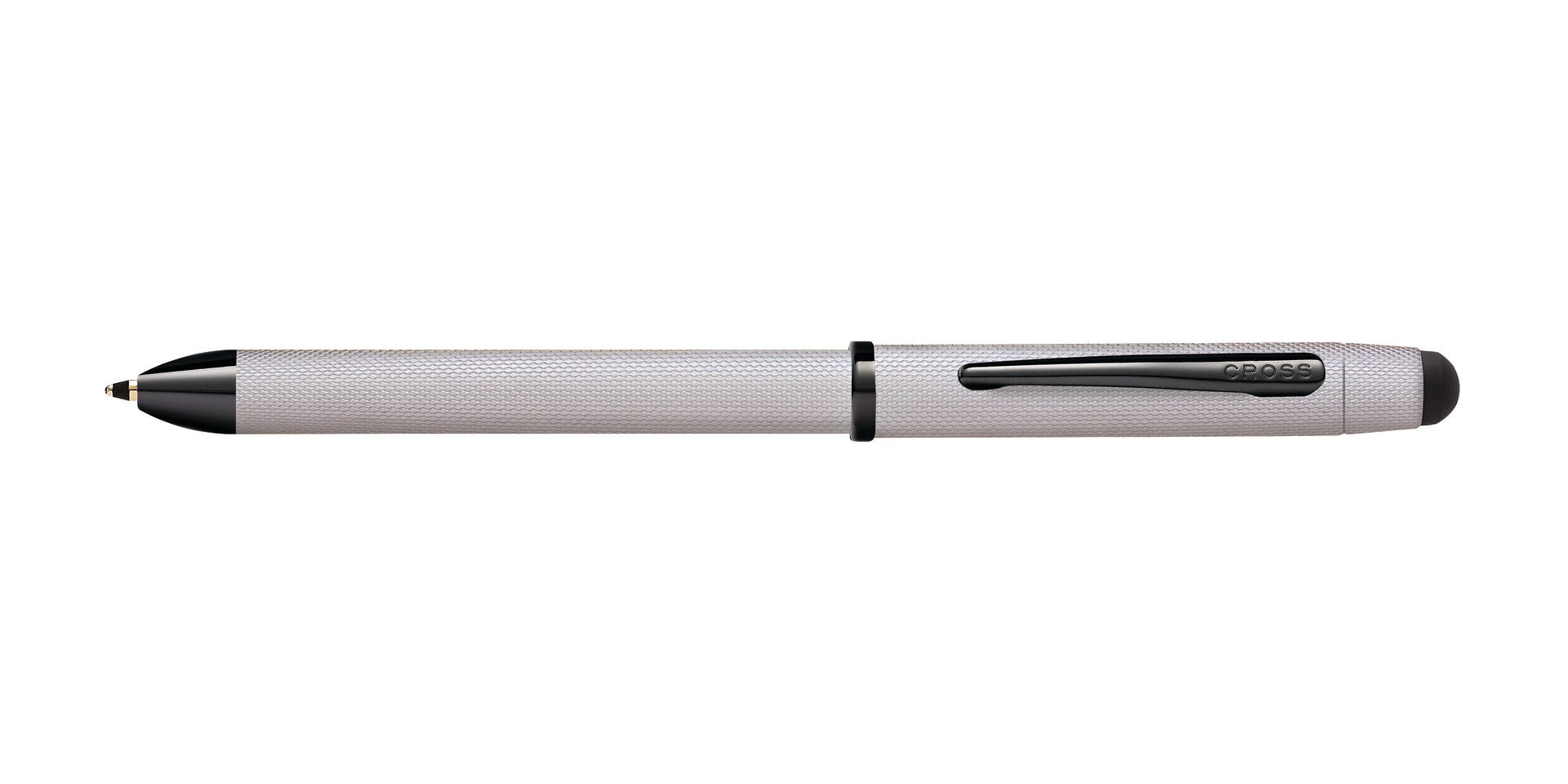 Tech3+™ Brushed Chrome PVD Multifunction Pen.