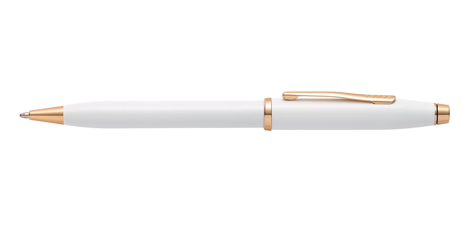 Century® II Pearlescent White Lacquer Ballpoint Pen.