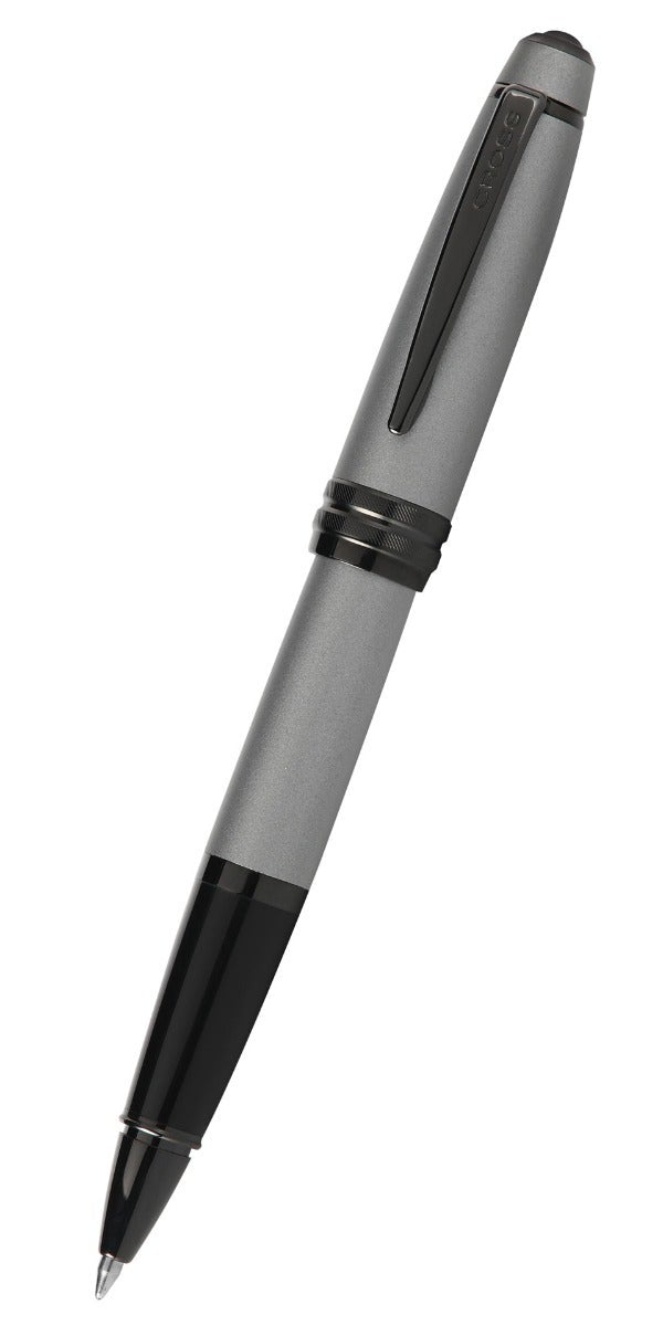 Bailey™ Matte Gray Lacquer Rollerball Pen.