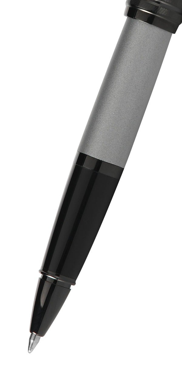 Bailey™ Matte Gray Lacquer Rollerball Pen.