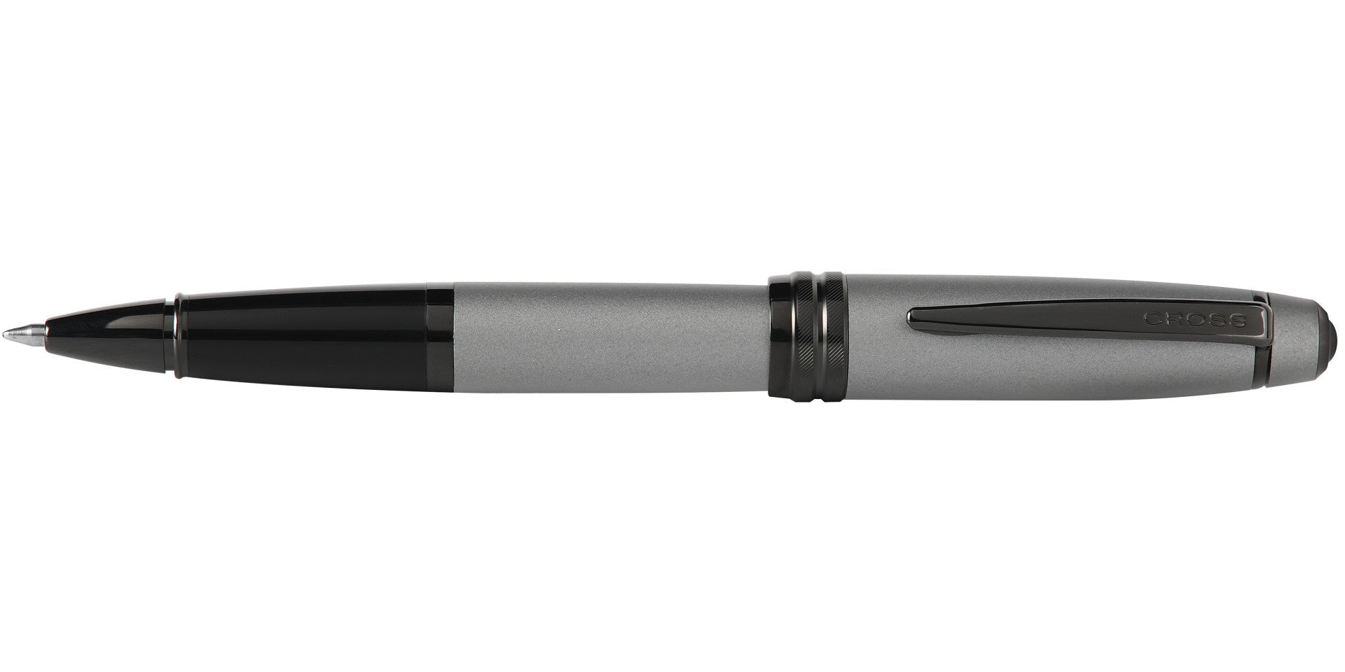 Bailey™ Matte Gray Lacquer Rollerball Pen.