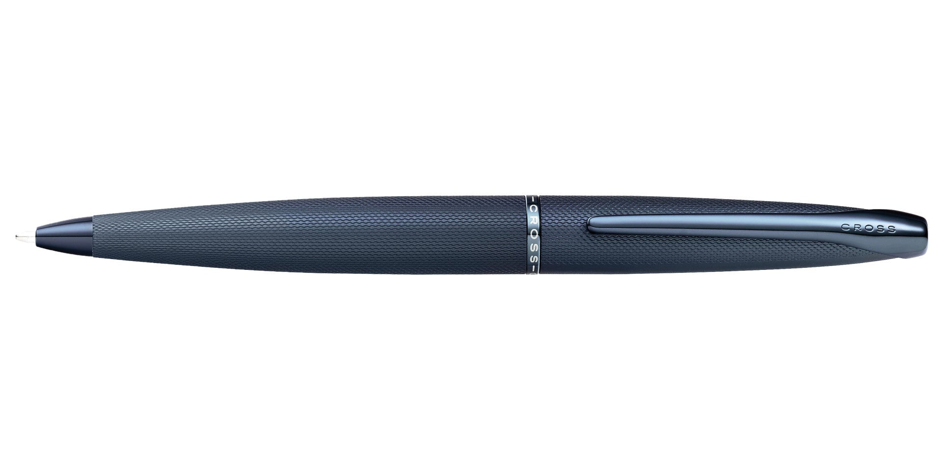 ATX® Sandblasted Dark Blue Ballpoint Pen.